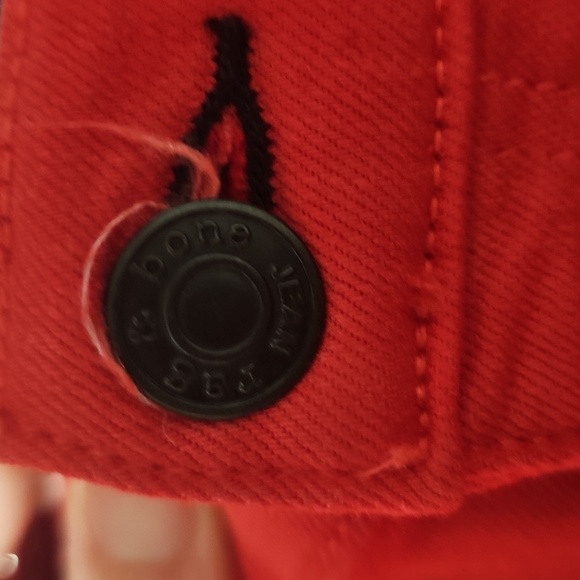 Rag & Bone Red Skinny Jeans Size 26 - Picture 5 of 8